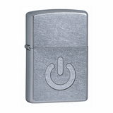 Zippo Street Chrome Power Button 28329