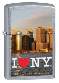 Zippo I Love NY Street chrome 28427