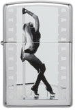 Zippo Sexy Pole Dancer High Polish Chrome 28448