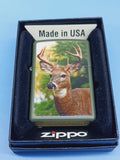 Zippo Deer Green Matte 28471