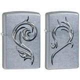 Zippo Heart Combo His and Her Lighter Set 28477