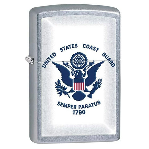 Zippo Coast Guard Street Chrome 28517