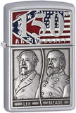 Zippo Gettysburg Battle 150th Anniversary Satin Chrome 28528