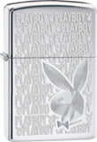 Zippo Playboy Bunny Logo High Polish Chrome 28545