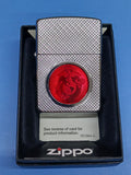 Zippo USMC Red Logo Armor High Polish Chrome 28749