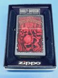 Zippo Harley-Davidson Skulls Black Matte 28826