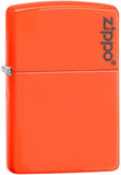 Zippo Logo Neon Orange 28888ZL