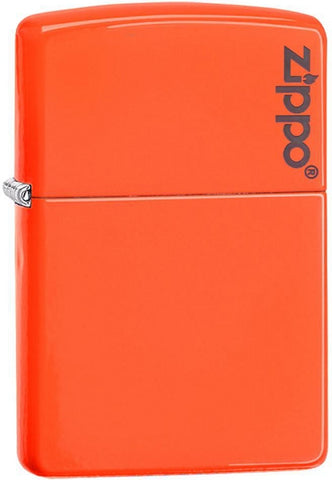 Zippo Logo Neon Orange 28888ZL
