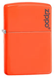 Zippo Logo Neon Orange 28888ZL