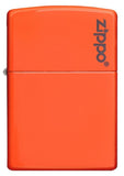 Zippo Logo Neon Orange 28888ZL