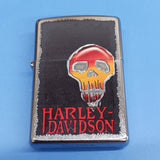 Zippo Harley-Davidson Light Bulb Skull Logo Street Chrome 28890