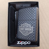 Zippo Harley Davidson Black Matte Laser Engrave 28983