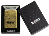 Zippo Antique Brass Stamp 28994