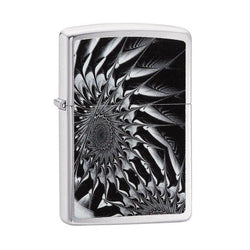 Zippo Metal Abstract Brushed Chrome 29061