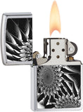 Zippo Metal Abstract Brushed Chrome 29061