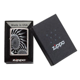 Zippo Metal Abstract Brushed Chrome 29061