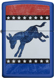 Zippo Democratic Donkey Royal Blue Matte 29166