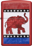 Zippo Republican Elephant Red Matte 29167