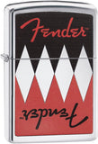 Zippo Fender Argyle Design High Polish Chrome 29309
