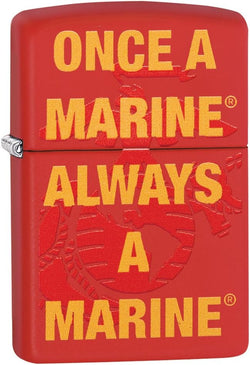 Zippo U.S. Marine Corps. Red Matte 29387
