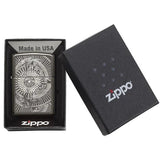 Zippo Asian Floral Black Ice 29421