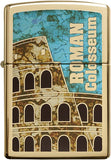 Zippo Roman Colosseum High Polish Brass 29497