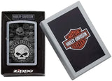 Zippo Lighter Harley-Davidson Skull Street Chrome 29503
