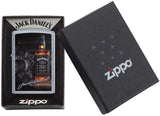 Zippo Jack Daniel's Whiskey Bottle & Barrels Pocket Lighter 29570