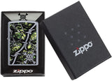 Zippo Moon Shine green Camo Pocket Lighter 29593