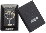 Zippo Liquor's Quicker, Wine's Fine Pocket Lighter 29611