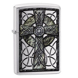 Zippo Celtic Cross Design Pocket Lighter 29622