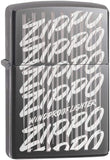 Zippo Script black Ice Pocket Lighter 29631
