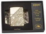 Zippo 2018 Collectible of the Year Gold Plated Armor 29653