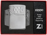 Zippo Zipper Design Armor 360° Multi Cut 29674