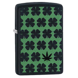 Zippo Clovers & Pot Leaf Design 29729