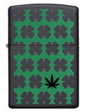 Zippo Clovers & Pot Leaf Design 29729