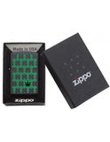 Zippo Clovers & Pot Leaf Design 29729