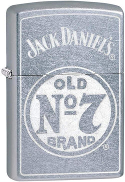 Zippo Jack Daniel's Street Chrome Old Number 7 Logo 29757