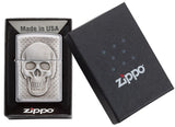 Zippo Skull with Brain Surprise 29818