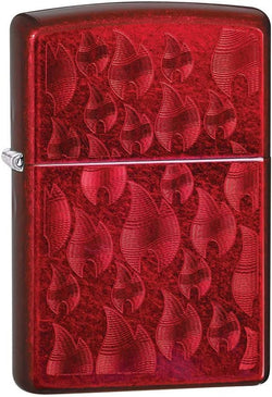 Zippo Iced Flame Candy Apple Red 29824