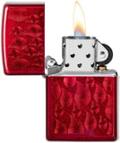 Zippo Iced Flame Candy Apple Red 29824