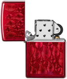 Zippo Iced Flame Candy Apple Red 29824