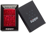 Zippo Iced Flame Candy Apple Red 29824