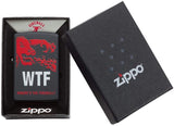 Zippo WTF Fireball Black Matte 29849