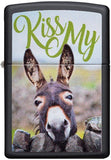 Zippo Kiss My Donkey Black Matte 29868