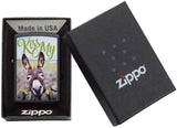 Zippo Kiss My Donkey Black Matte 29868