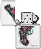 Zippo Spazuk Flower Pistol White Matte 29894