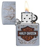 Zippo Harley Davidson Satin Chrome 29904