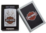 Zippo Harley Davidson Satin Chrome 29904