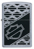 Zippo Harley Davidson Street Chrome W/Logo 29905